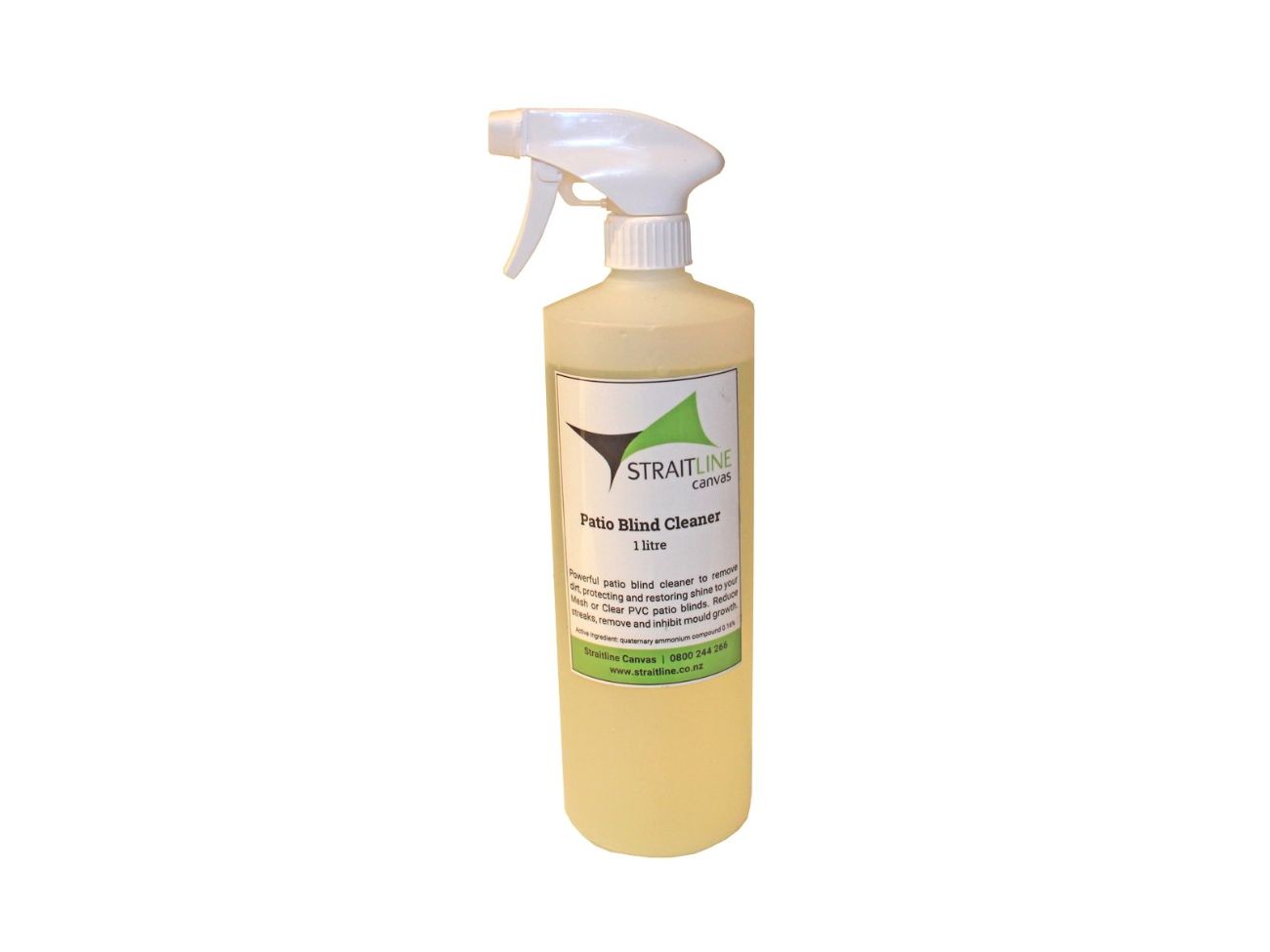 1 litre spray bottle of Straitline patio blind cleaner