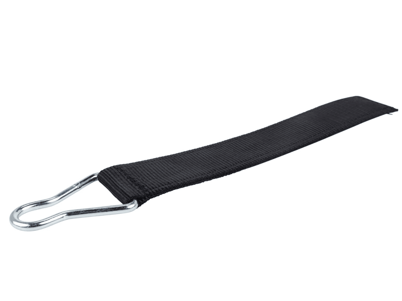webbing hanger strap for use on truck roof support poles