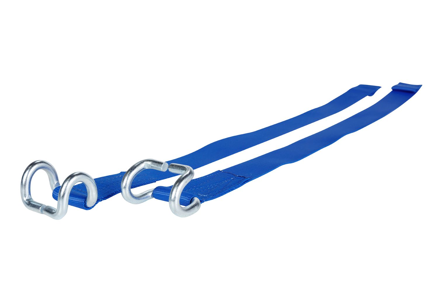 dark blue webbing strap for truck side curtains with small hook