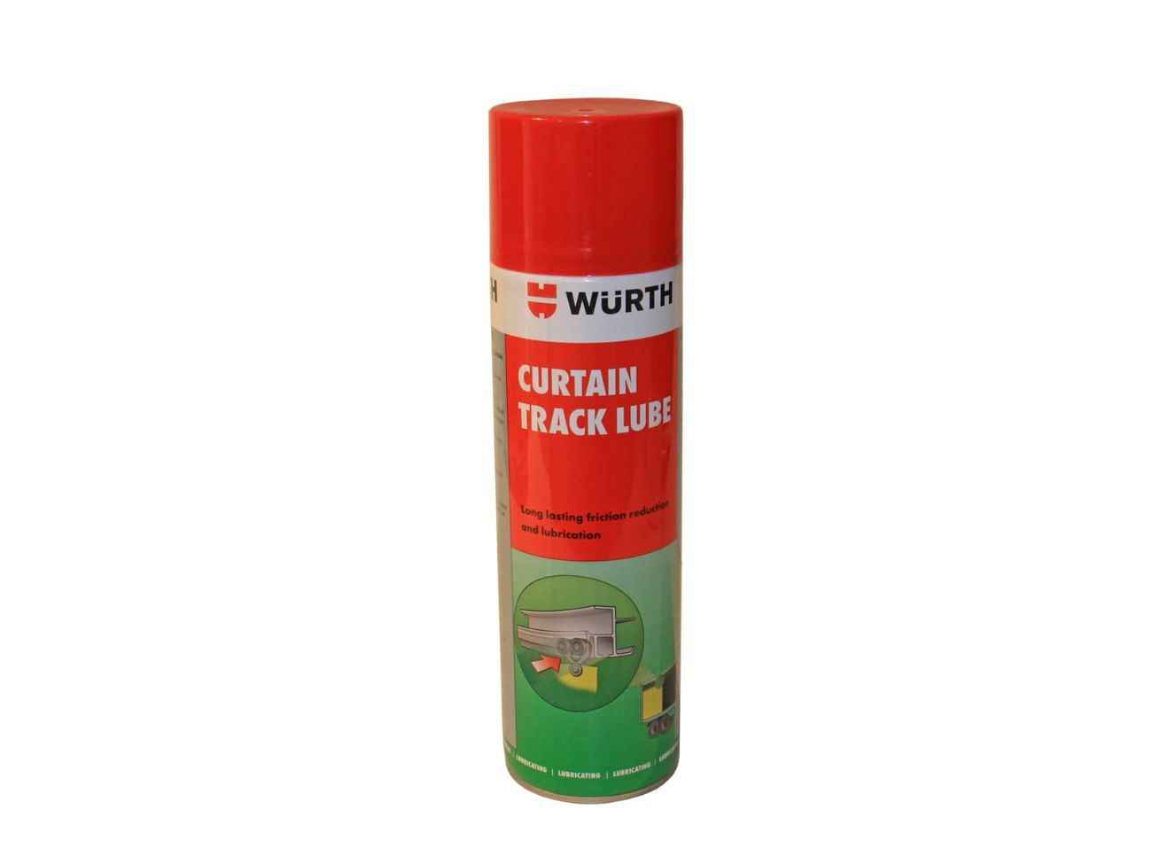 can of truck curtain track lube