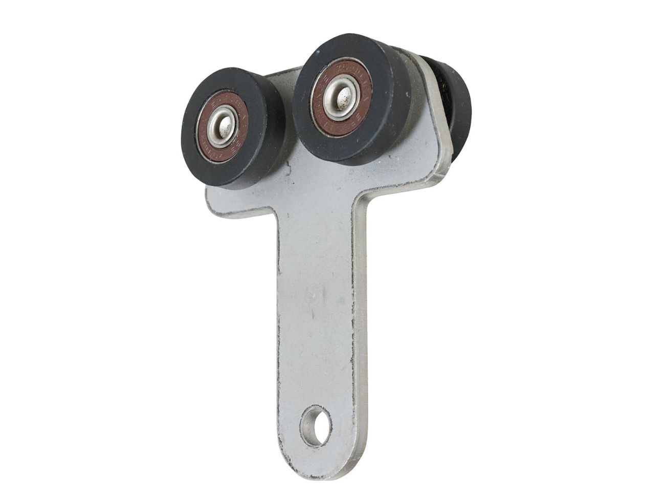 truck curtain roof support pole roller with stainless steel plate