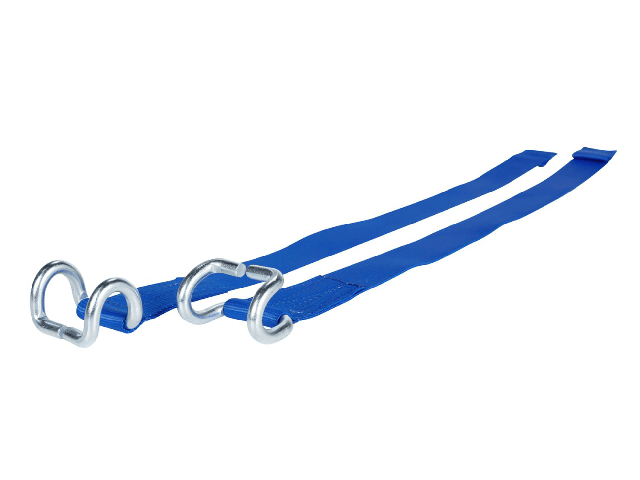 dark blue webbing strap for truck side curtains with small hook