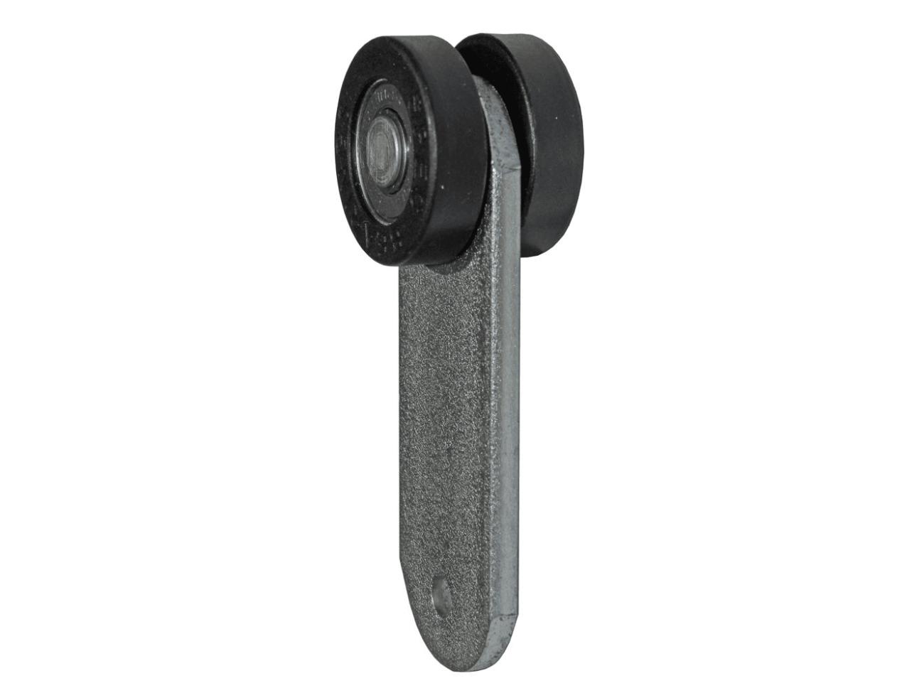 small roller and plate for use on truck roof support poles